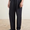 Straight-Leg Silk-Gabardine Drawstring Trousers - FR Straight-Leg Silk-Gabardine Drawstring Trousers - FR