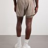 + Erewhon 2-in-1 Straight-Leg Layered Recycled-Shell Shorts - BK
