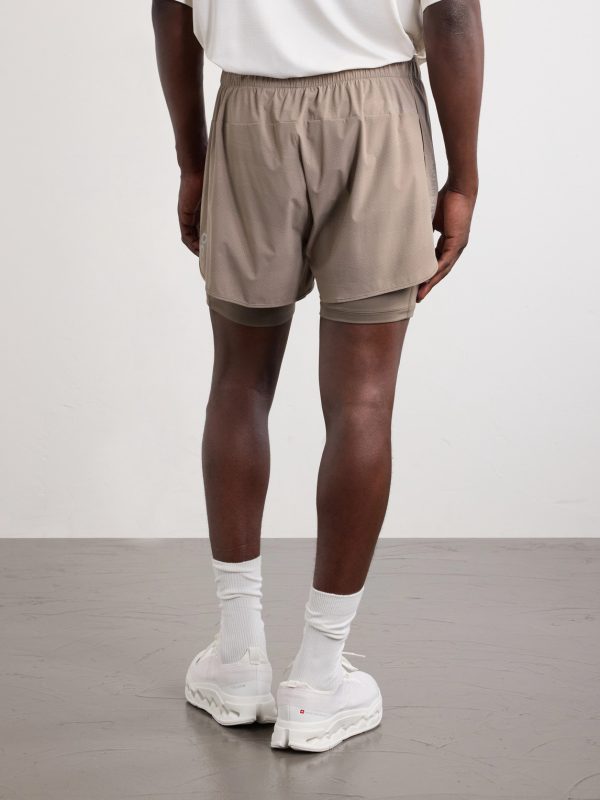 + Erewhon 2-in-1 Straight-Leg Layered Recycled-Shell Shorts - BK