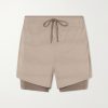 + Erewhon 2-in-1 Straight-Leg Layered Recycled-Shell Shorts