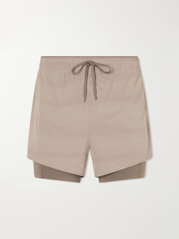 + Erewhon 2-in-1 Straight-Leg Layered Recycled-Shell Shorts