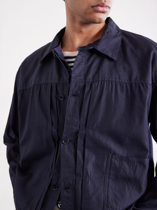 Cotton and Silk-Blend Denim Jacket - CU Cotton and Silk-Blend Denim Jacket - CU