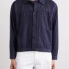 Cotton and Silk-Blend Denim Jacket - FR Cotton and Silk-Blend Denim Jacket - FR