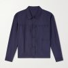Cotton and Silk-Blend Denim Jacket Cotton and Silk-Blend Denim Jacket