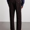 Straight-Leg Cotton and Linen-Blend Trousers - BK Straight-Leg Cotton and Linen-Blend Trousers - BK