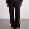 Straight-Leg Cotton and Linen-Blend Trousers - FR Straight-Leg Cotton and Linen-Blend Trousers - FR