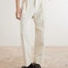 Tapered Cotton and Linen-Blend Trousers - FR Tapered Cotton and Linen-Blend Trousers - FR