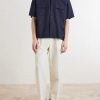Tapered Cotton and Linen-Blend Trousers - OU Tapered Cotton and Linen-Blend Trousers - OU