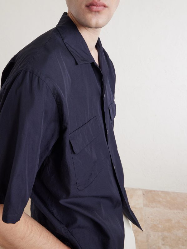Cotton and Silk-Blend Shirt - CU Cotton and Silk-Blend Shirt - CU