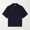Cotton and Silk-Blend Shirt Cotton and Silk-Blend Shirt