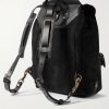 Zibeline Suede and Full-Grain Leather Backpack - BK Zibeline Suede and Full-Grain Leather Backpack - BK