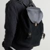 Zibeline Suede and Full-Grain Leather Backpack - OU Zibeline Suede and Full-Grain Leather Backpack - OU