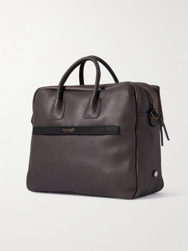 Zeppo Full-Grain Leather Briefcase - BK