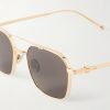 Pasha Square-Frame Gold-Tone Sunglasses - CU Pasha Square-Frame Gold-Tone Sunglasses - CU