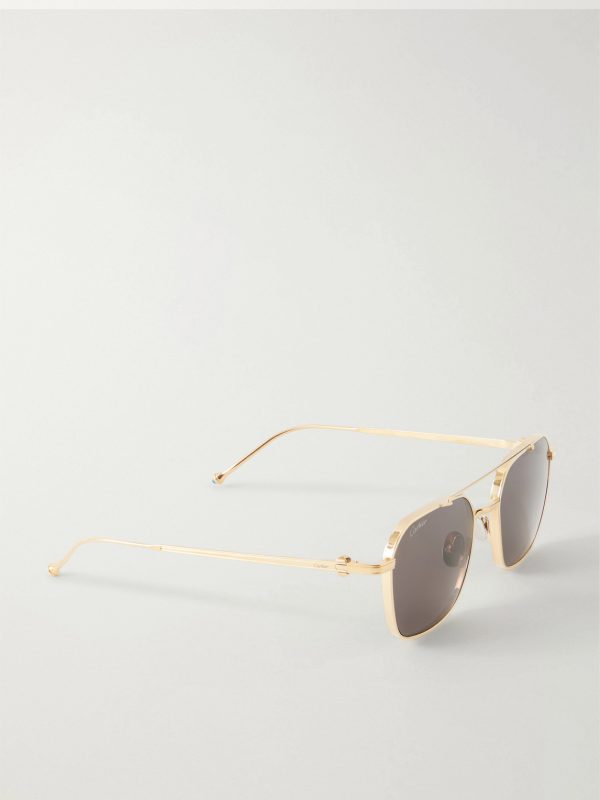 Pasha Square-Frame Gold-Tone Sunglasses - FR Pasha Square-Frame Gold-Tone Sunglasses - FR