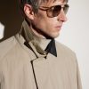 Santos Aviator-Style Gold and Silver-Tone Titanium Sunglasses - BK