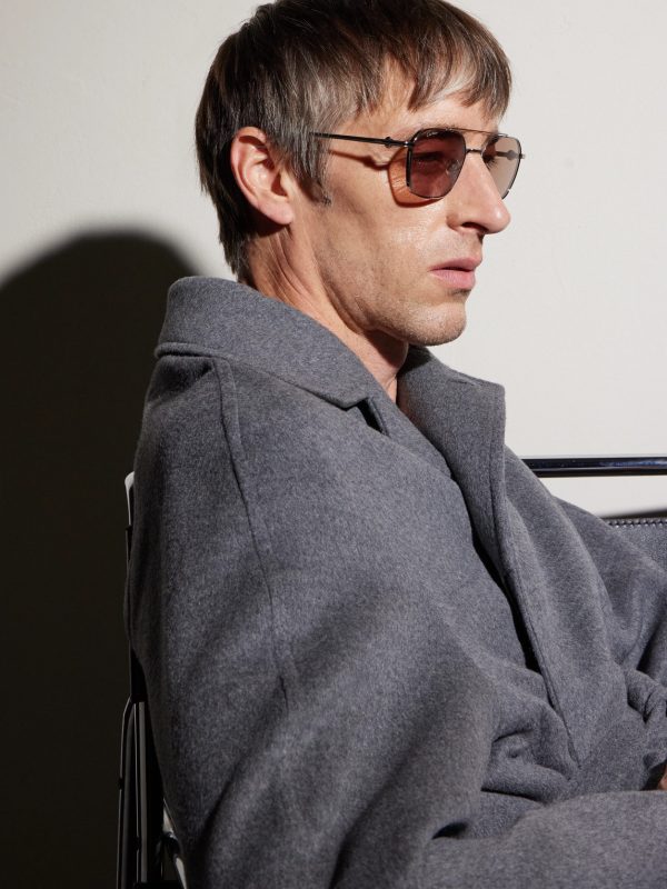 Pasha Aviator-Style Silver-Tone Sunglasses - OU Pasha Aviator-Style Silver-Tone Sunglasses - OU