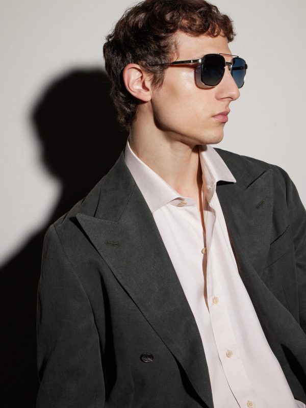 Santos de Cartier Aviator-Style Silver-Tone Sunglasses - OU Santos de Cartier Aviator-Style Silver-Tone Sunglasses - OU