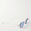 Panthère de Cartier Rimless Silver-Tone Sunglasses - FR
