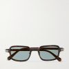 Godron Square-Frame Tortoiseshell Acetate Sunglasses Godron Square-Frame Tortoiseshell Acetate Sunglasses