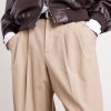 Montauk Tapered Pleated Cotton-Twill Trousers - E1 Montauk Tapered Pleated Cotton-Twill Trousers - E1