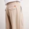 Montauk Tapered Pleated Cotton-Twill Trousers - E2 Montauk Tapered Pleated Cotton-Twill Trousers - E2