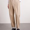 Montauk Tapered Pleated Cotton-Twill Trousers - FR Montauk Tapered Pleated Cotton-Twill Trousers - FR