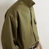 Oversized Cotton and Linen-Blend Twill Shirt - CU Oversized Cotton and Linen-Blend Twill Shirt - CU
