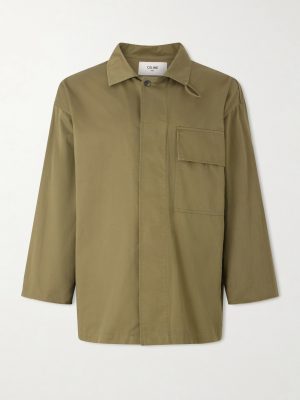 Oversized Cotton and Linen-Blend Twill Shirt Oversized Cotton and Linen-Blend Twill Shirt
