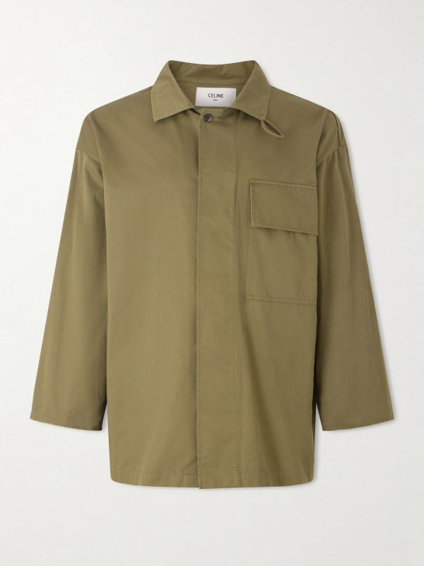 Oversized Cotton and Linen-Blend Twill Shirt Oversized Cotton and Linen-Blend Twill Shirt