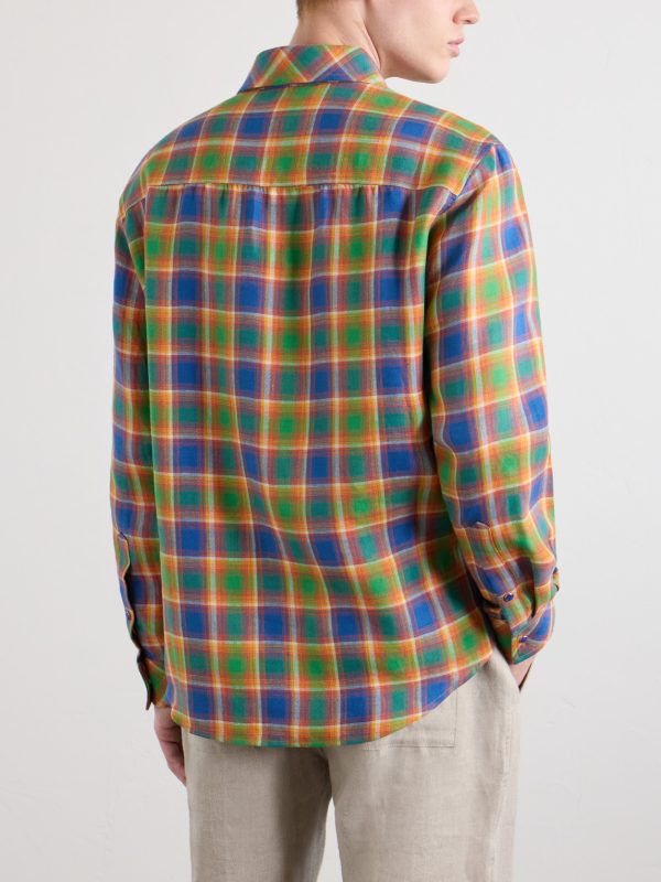 Checked Linen Shirt - BK