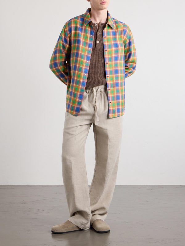 Checked Linen Shirt - OU