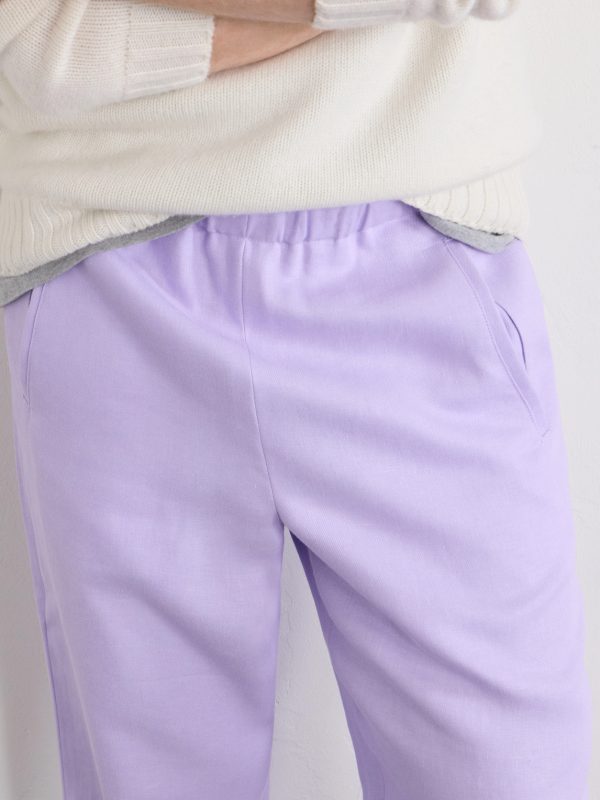 Linen Drawstring Sweatpants - CU Linen Drawstring Sweatpants - CU