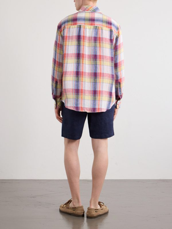 Daybreak Checked Linen Shirt - BK