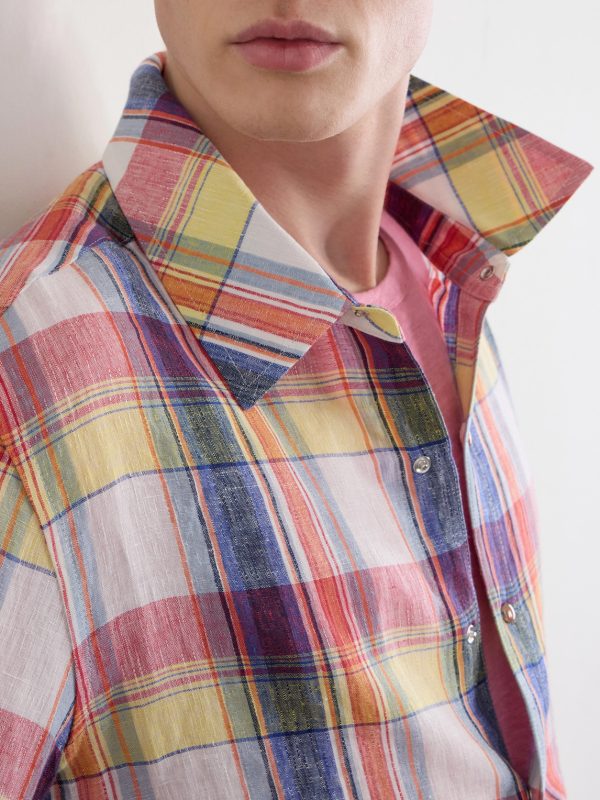 Daybreak Checked Linen Shirt - CU