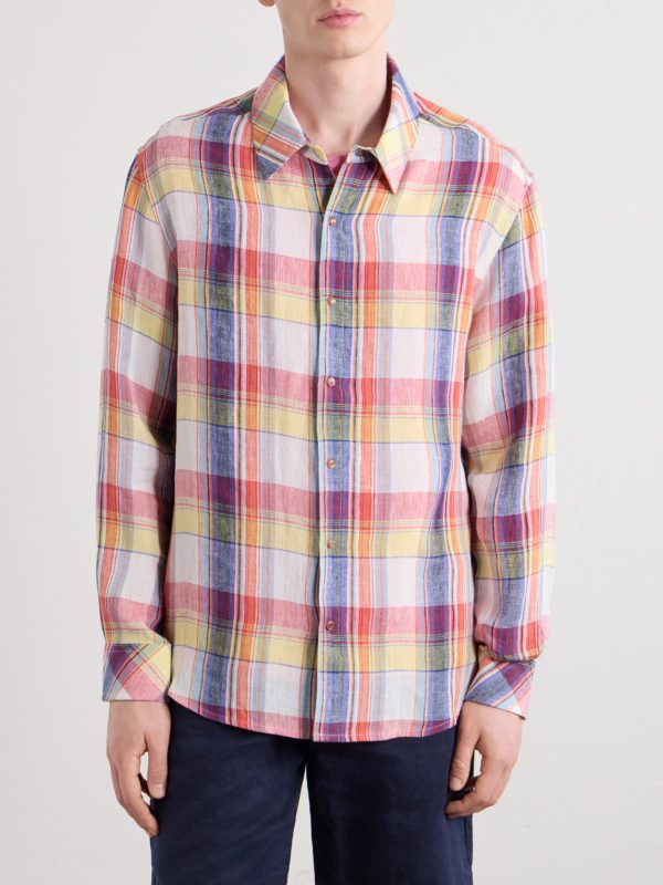 Daybreak Checked Linen Shirt - FR