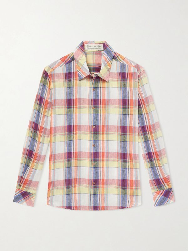 Daybreak Checked Linen Shirt