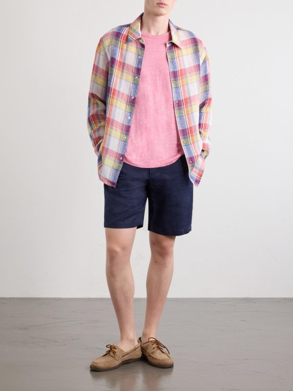 Daybreak Checked Linen Shirt - OU