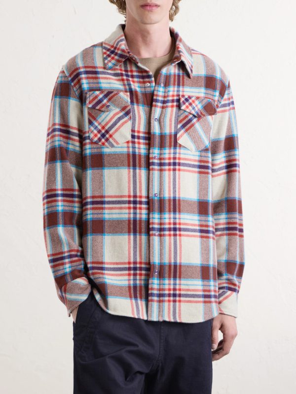 Checked Cashmere Shirt - FR