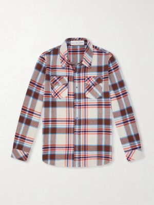 Checked Cashmere Shirt