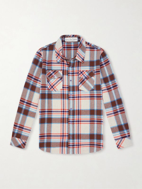 Checked Cashmere Shirt