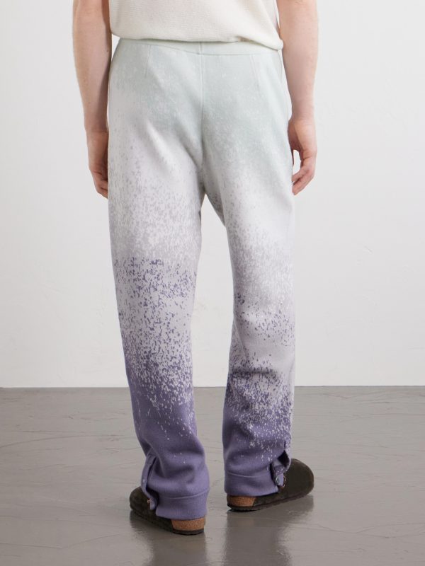 Ombre Straight-Leg Cashmere Trousers - BK Ombre Straight-Leg Cashmere Trousers - BK