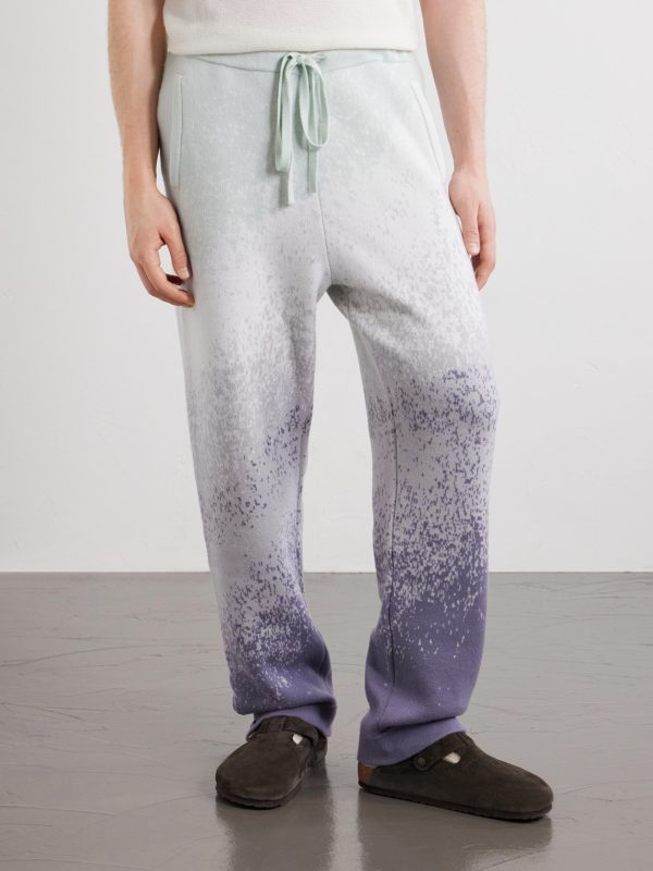 Ombre Straight-Leg Cashmere Trousers - FR Ombre Straight-Leg Cashmere Trousers - FR