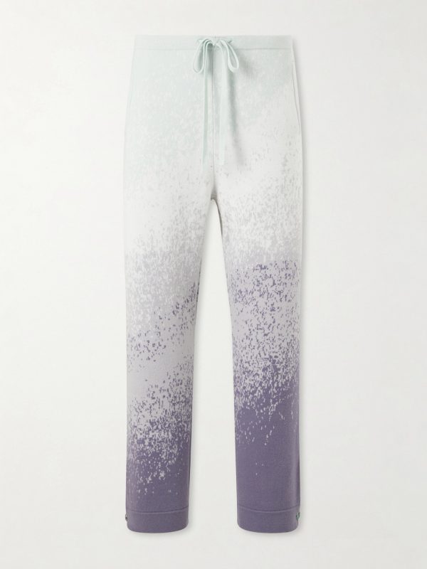 Ombre Straight-Leg Cashmere Trousers Ombre Straight-Leg Cashmere Trousers