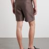 Straight-Leg Linen-Twill Shorts - BK