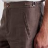 Straight-Leg Linen-Twill Shorts - CU