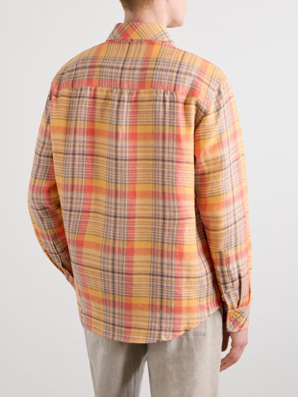 Twilight Checked Linen Shirt - BK