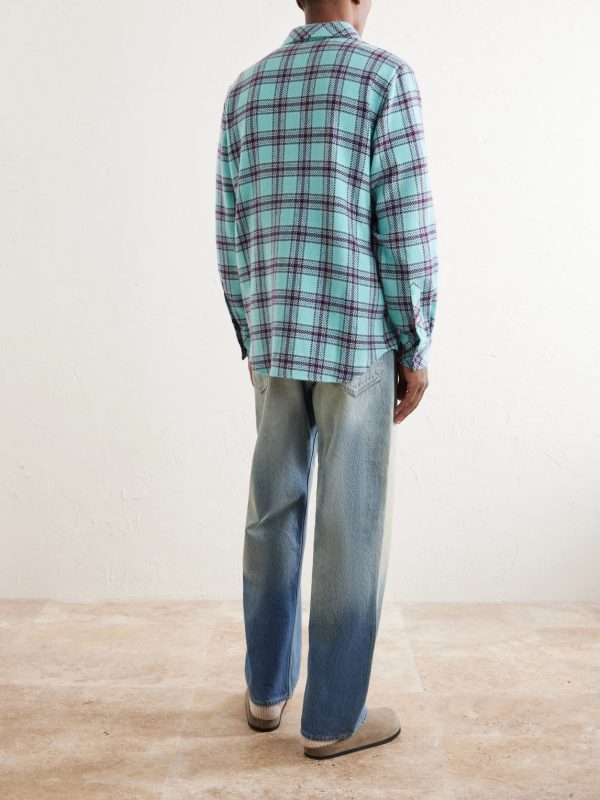 Lagoon Checked Cashmere Shirt - BK