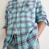 Lagoon Checked Cashmere Shirt - CU