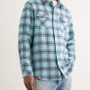 Lagoon Checked Cashmere Shirt - FR